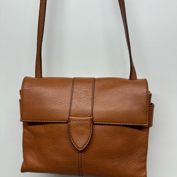 J. Crew Brown Leather Crossbody Bag - Picture 2 of 12